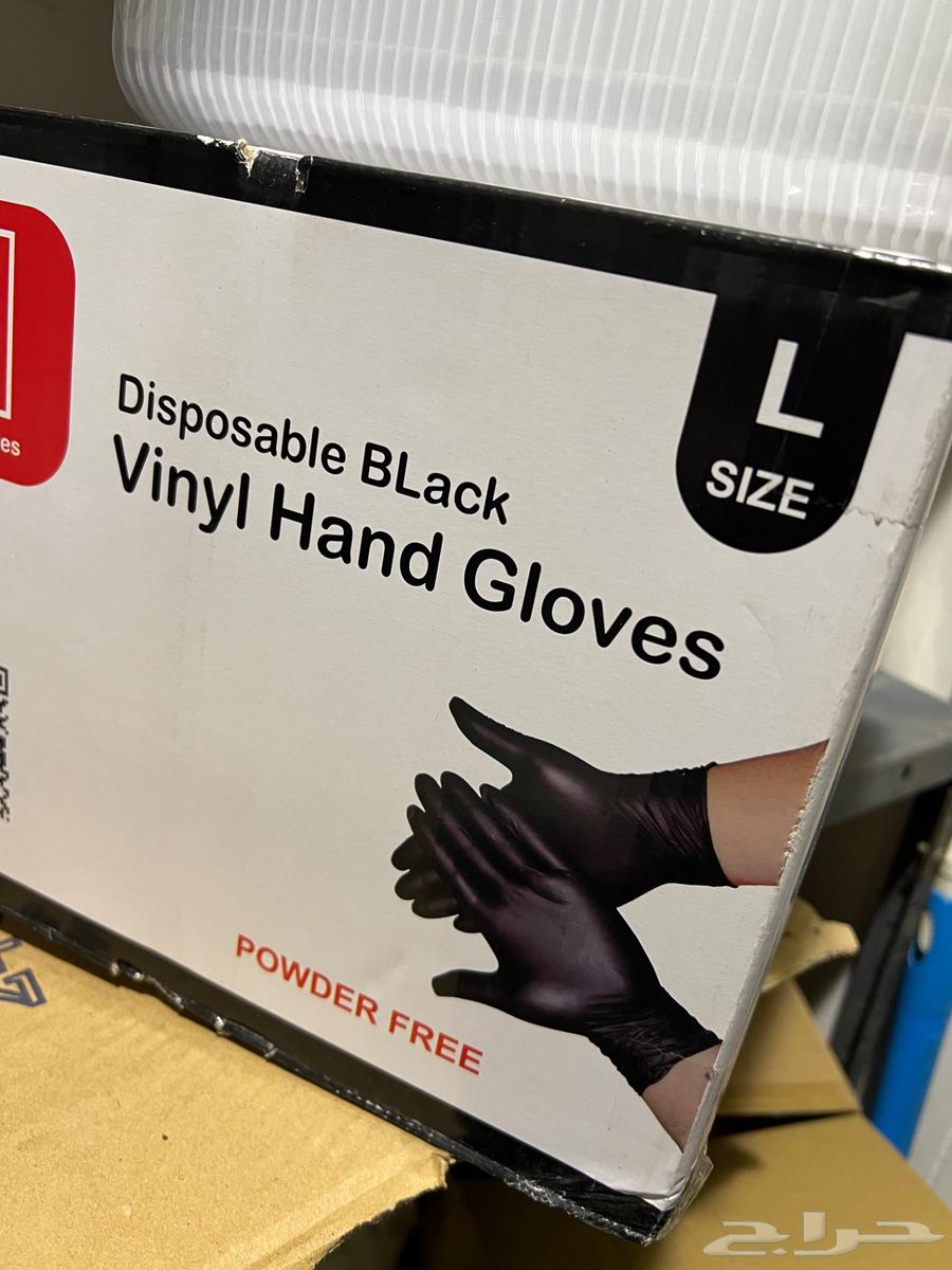 قفازات سوداء 8.5 ريال64441049471106110