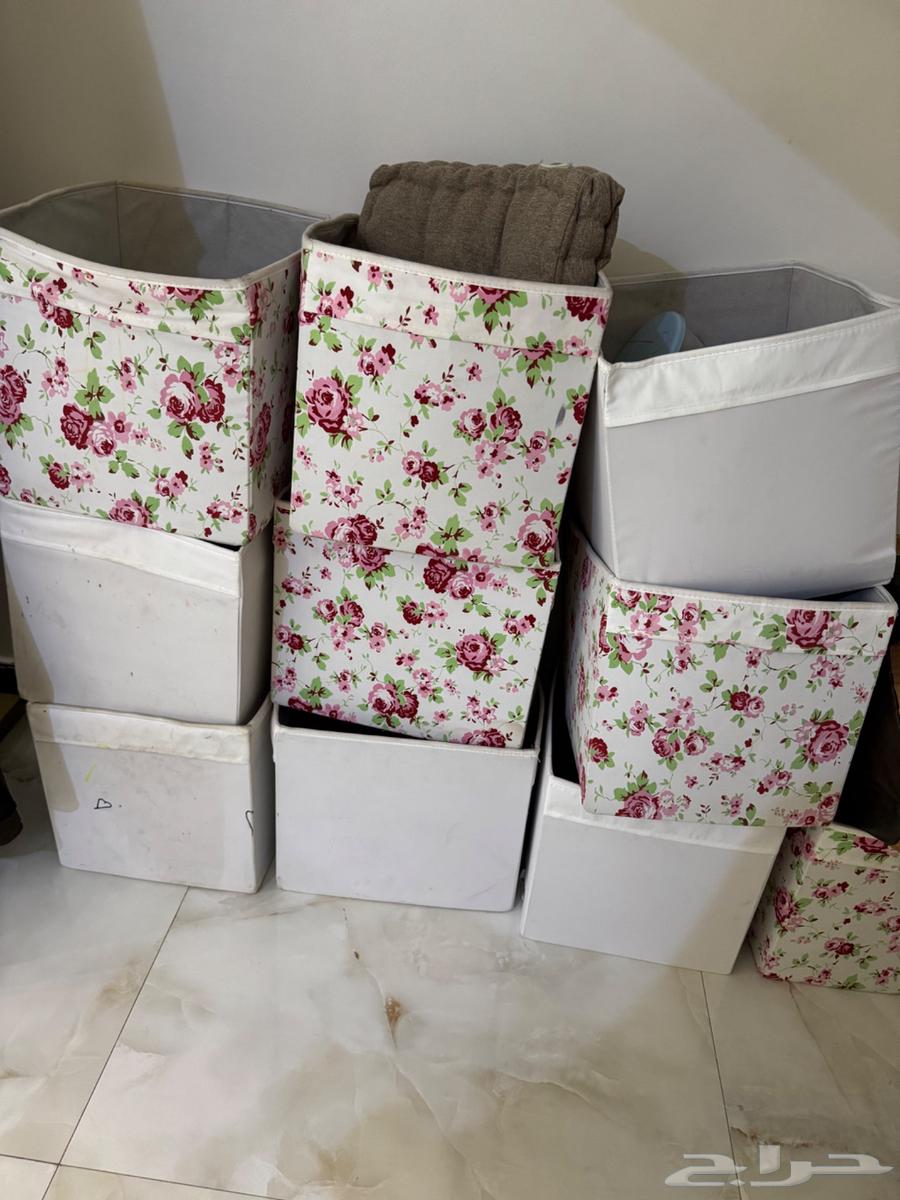 IKEA shelves for organization and storage with boxes64441294906114111