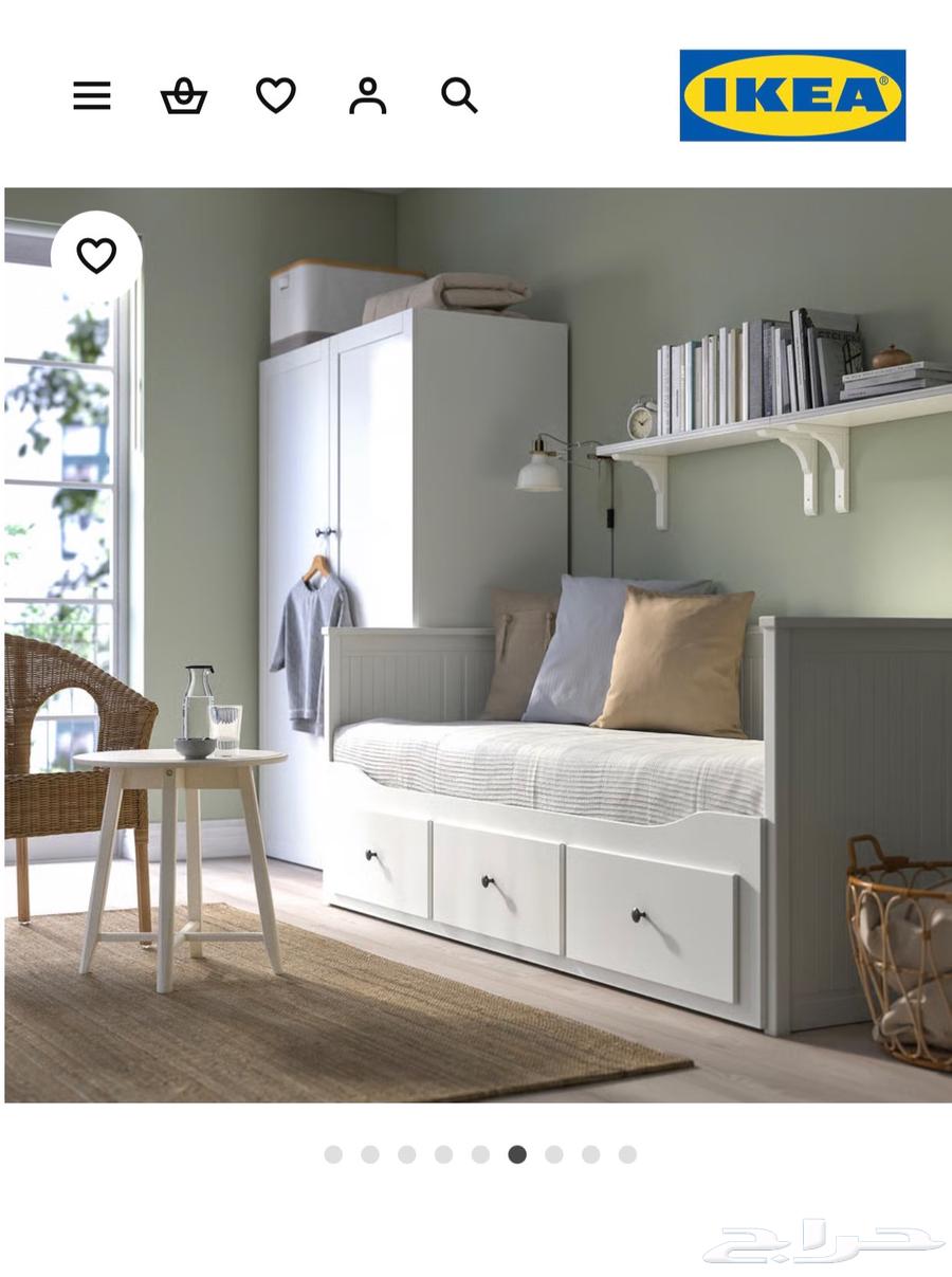 Daybed Frame with 3 Drawers, White, 80x200 cm64434524399363111