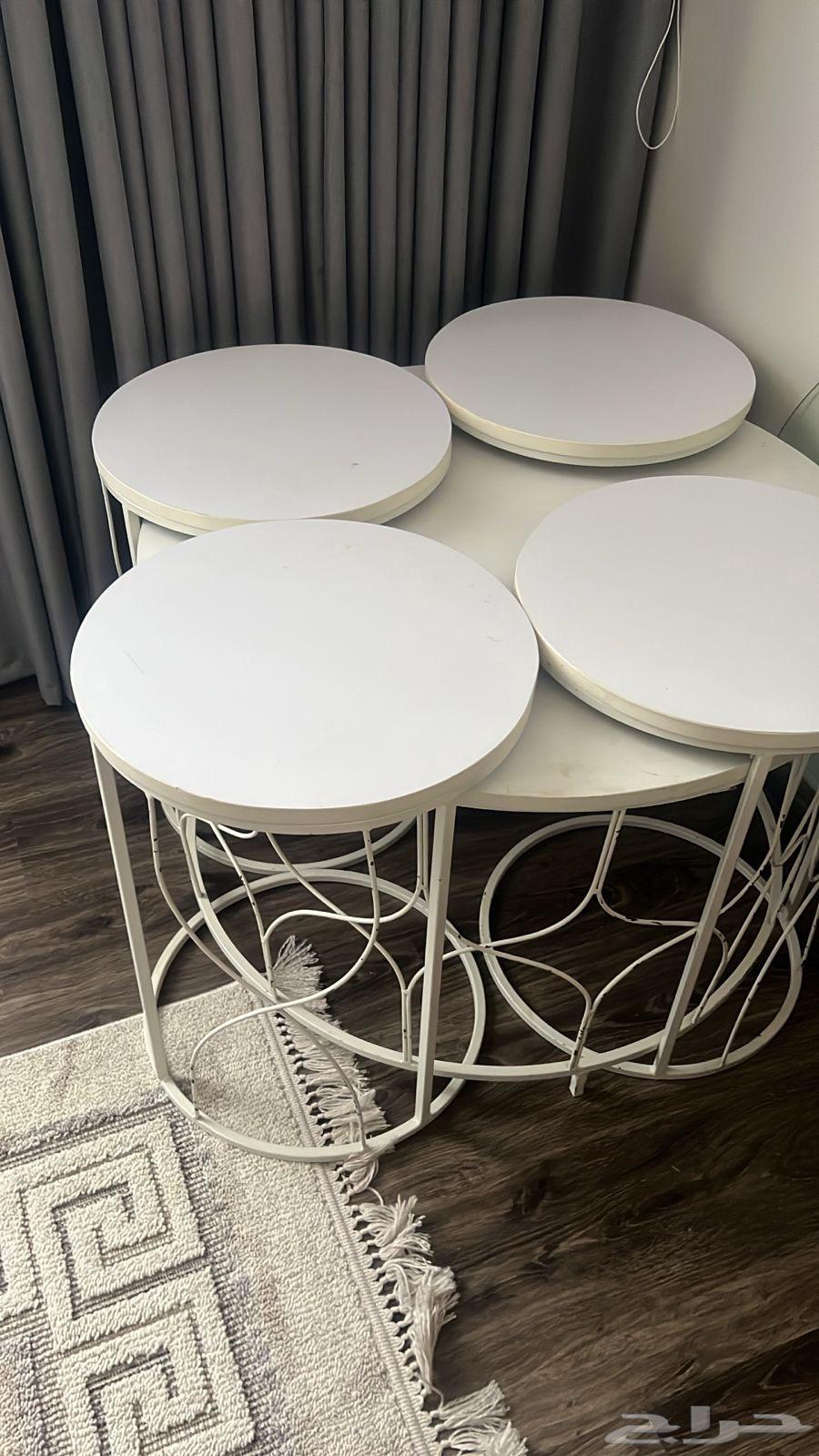 طاولات حديد وخشب للبيع64440397242625110