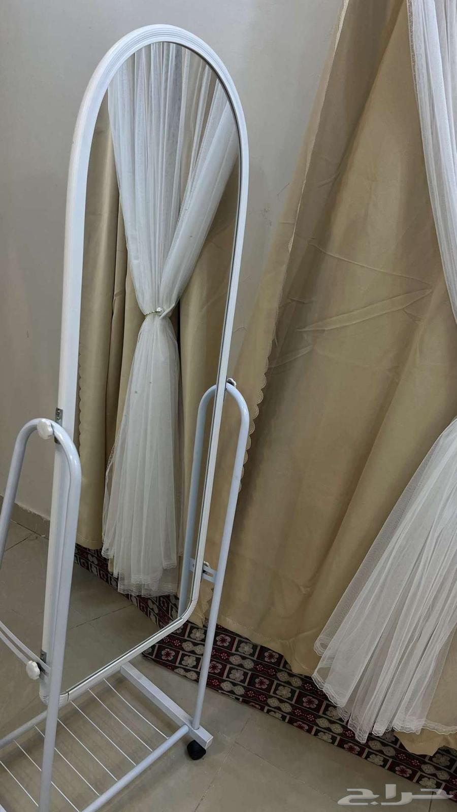 مرايه ارضيه ابيض وطويل اخو الجديد64434795673601112