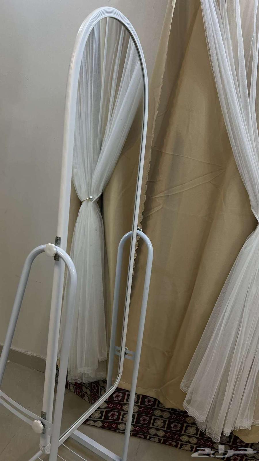 مرايه ارضيه ابيض وطويل اخو الجديد64434795673601111