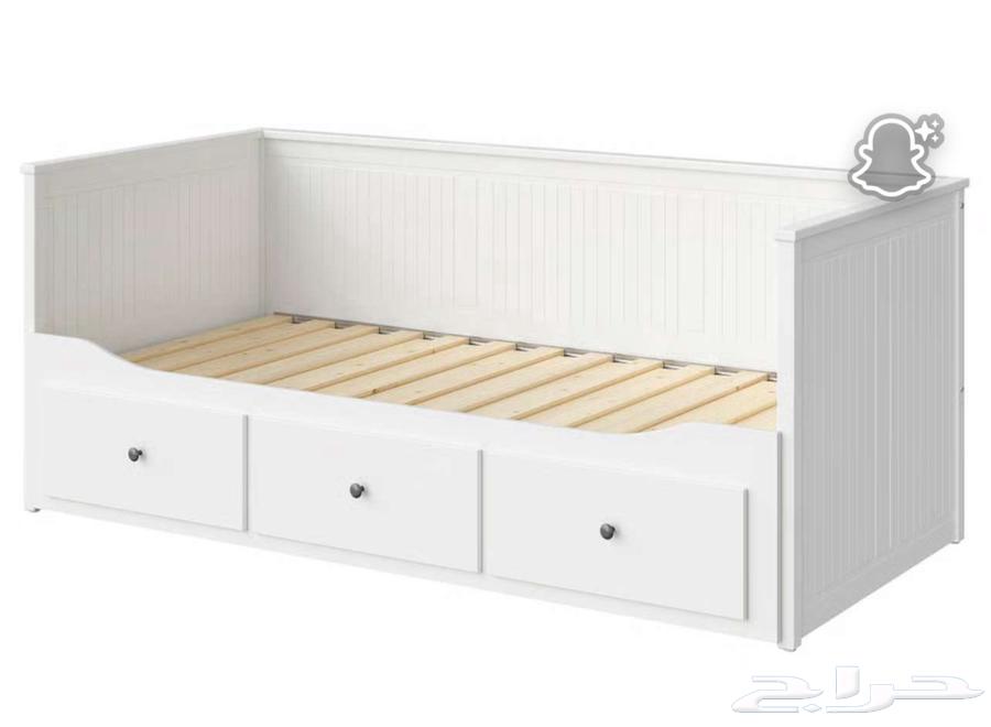 Daybed Frame with 3 Drawers, White, 80x200 cm64434524399363110