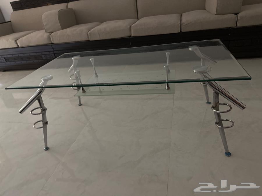 طاولة قزاز شفاف64438069059073110