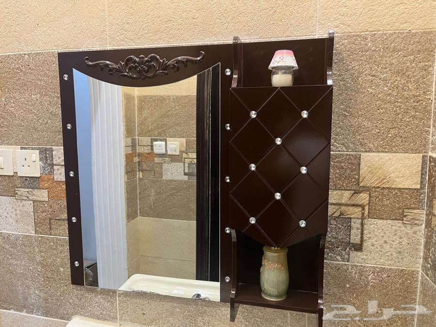 Double sink with mirror and lower cabinet64441745793666111