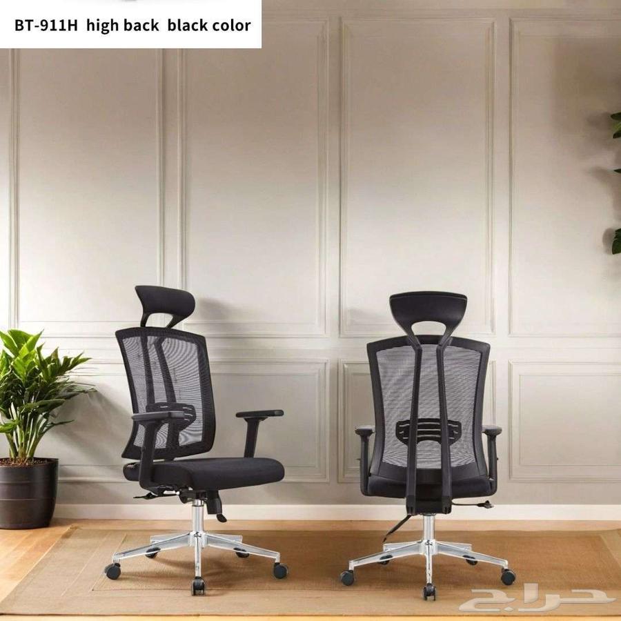 كرسي مكتبي شبك مريح تصميم عصري وراحة مثالية64434415257347111