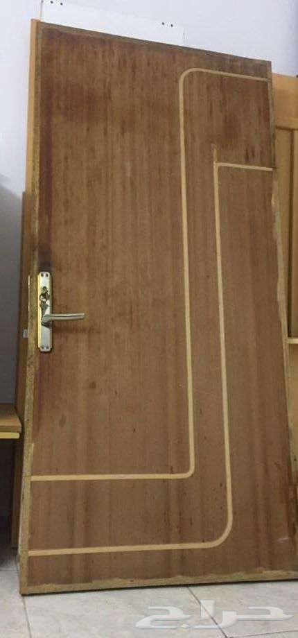 Wooden door with ring, latch and key64447190016643110