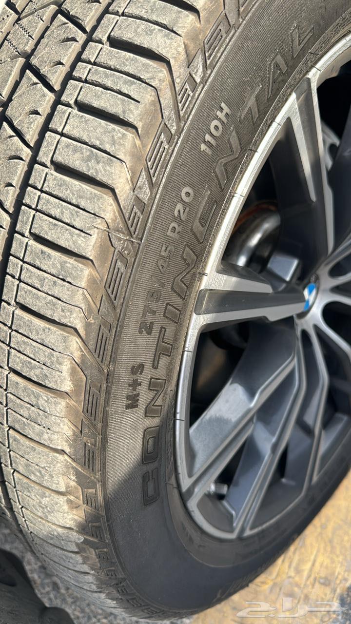 طقم جنوط BMW أصلية كفرات كونتننتال أمريكية نادرة64611442387971112