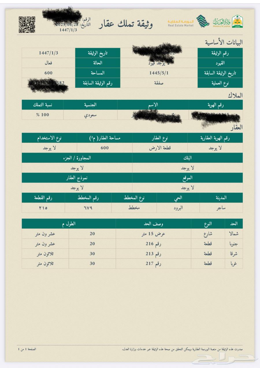 Land in Al-Burud, 10 minutes away from Sajer64142375549185110