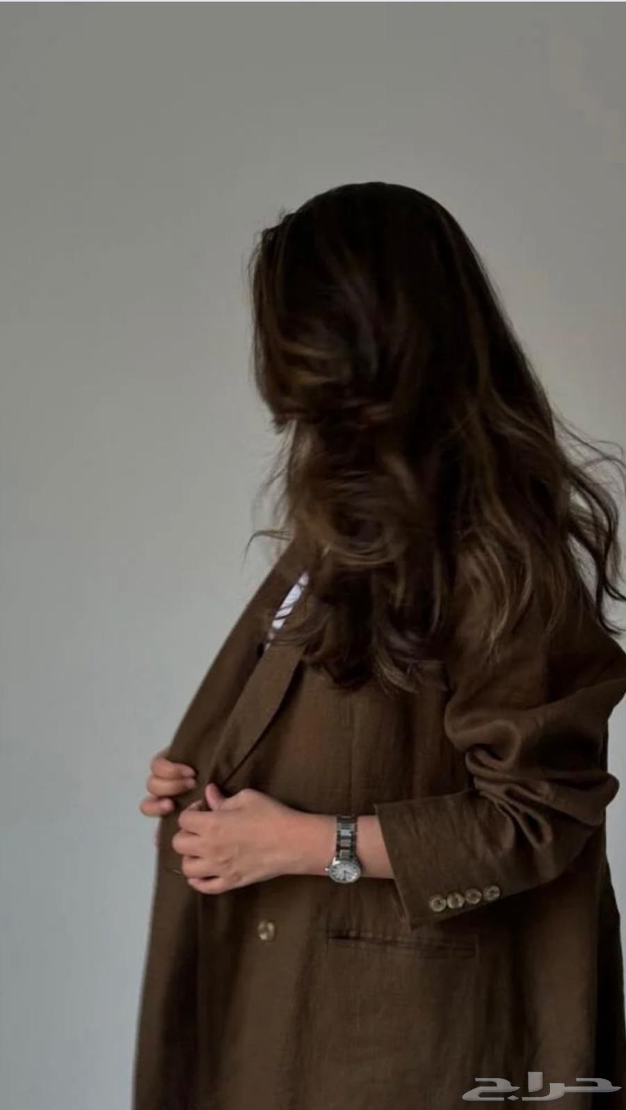 عباية لون بني للبيع مقاس 5264446417122817110