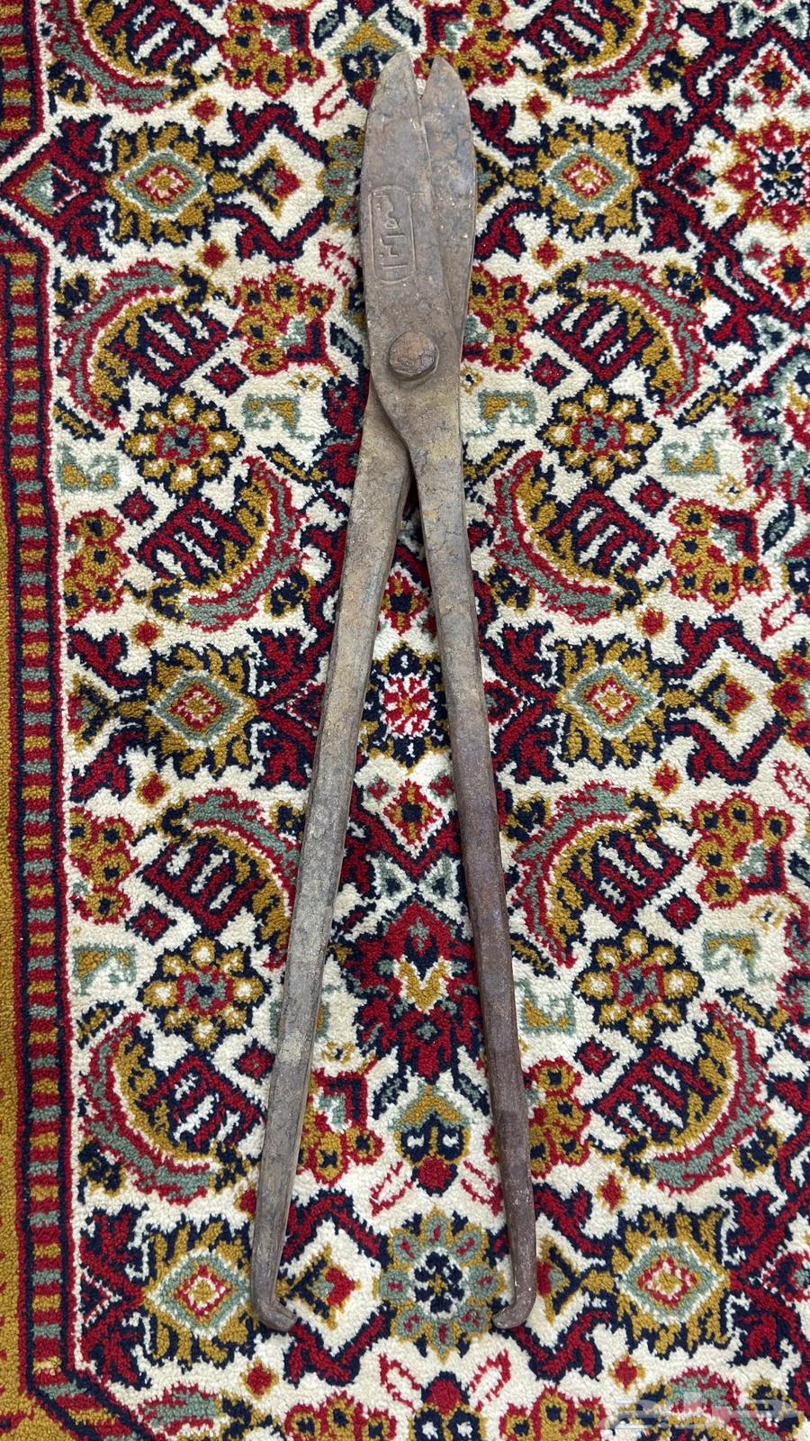 An old traditional scissors from blacksmith or artisan tools64448660380545111