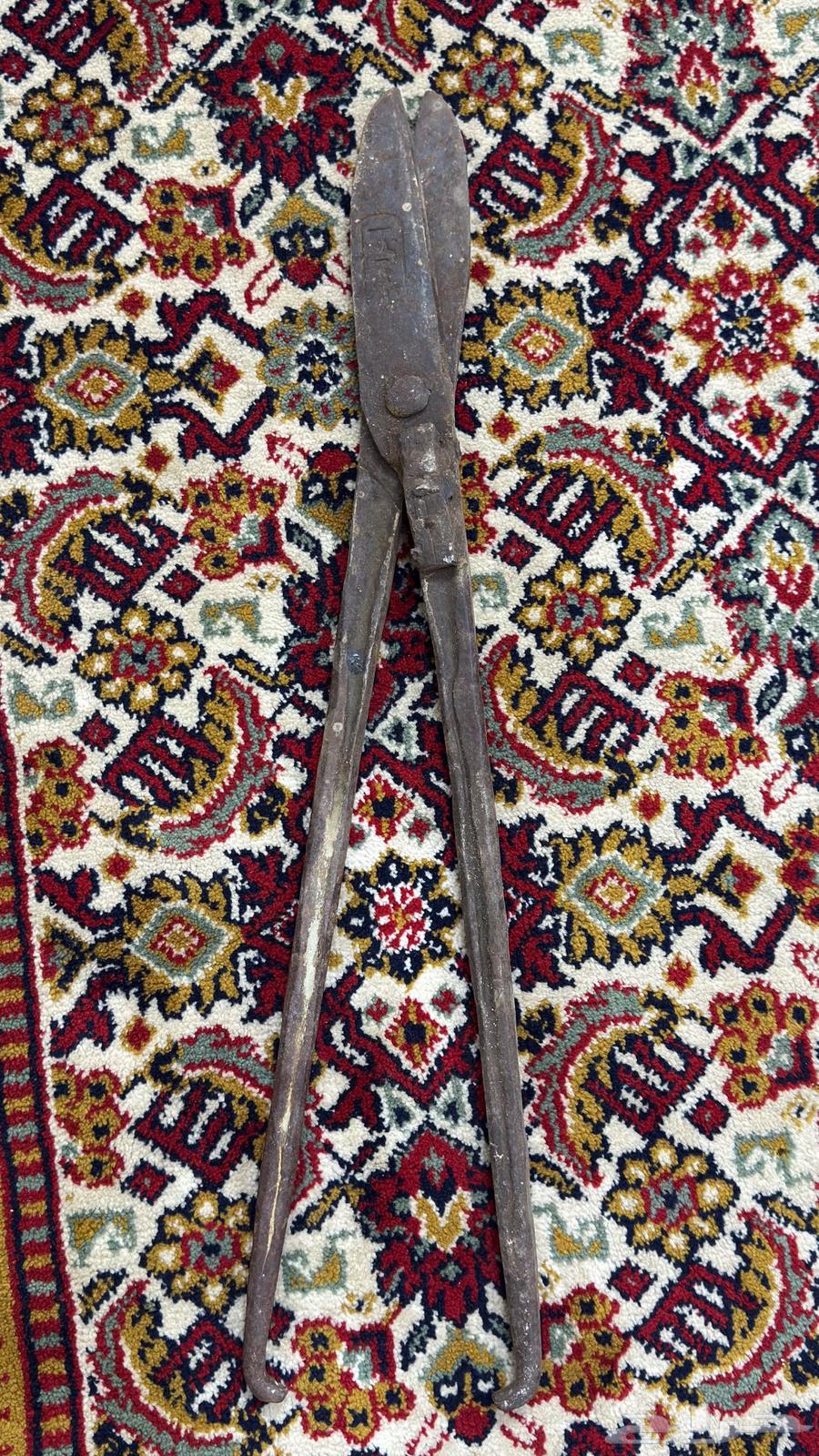 An old traditional scissors from blacksmith or artisan tools64448660380545110