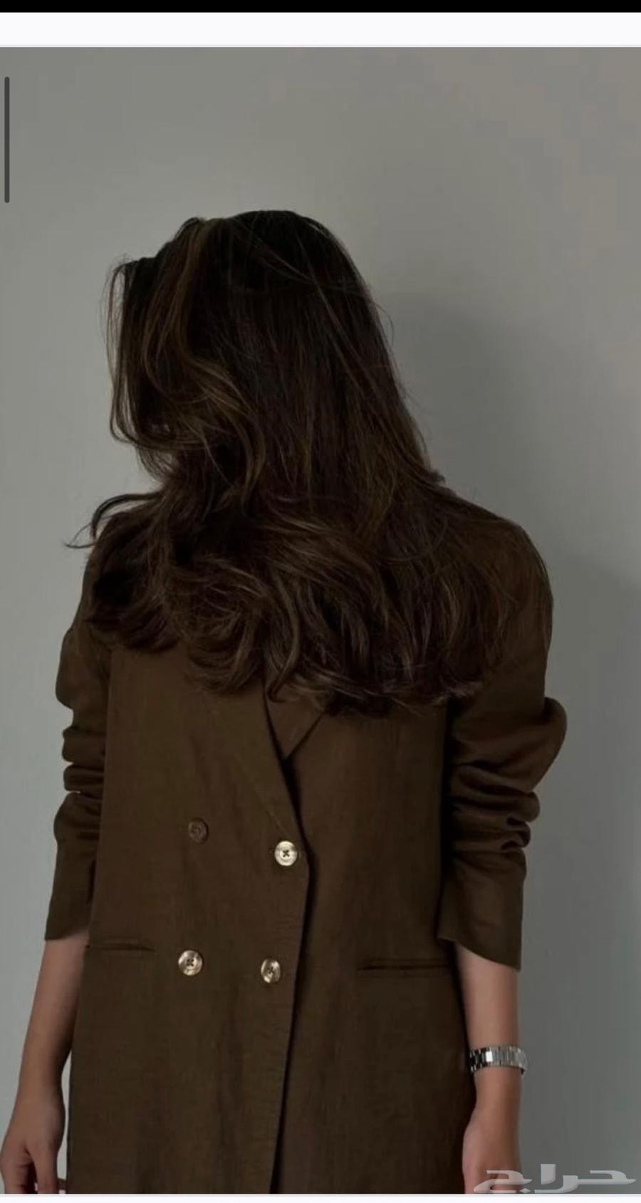 عباية لون بني للبيع مقاس 5264446417122817111