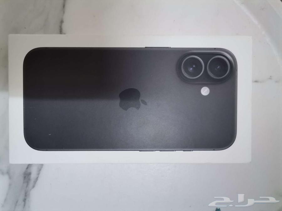 ايفون 16 العادي أسود مغلق بكرتونه64447015761921111