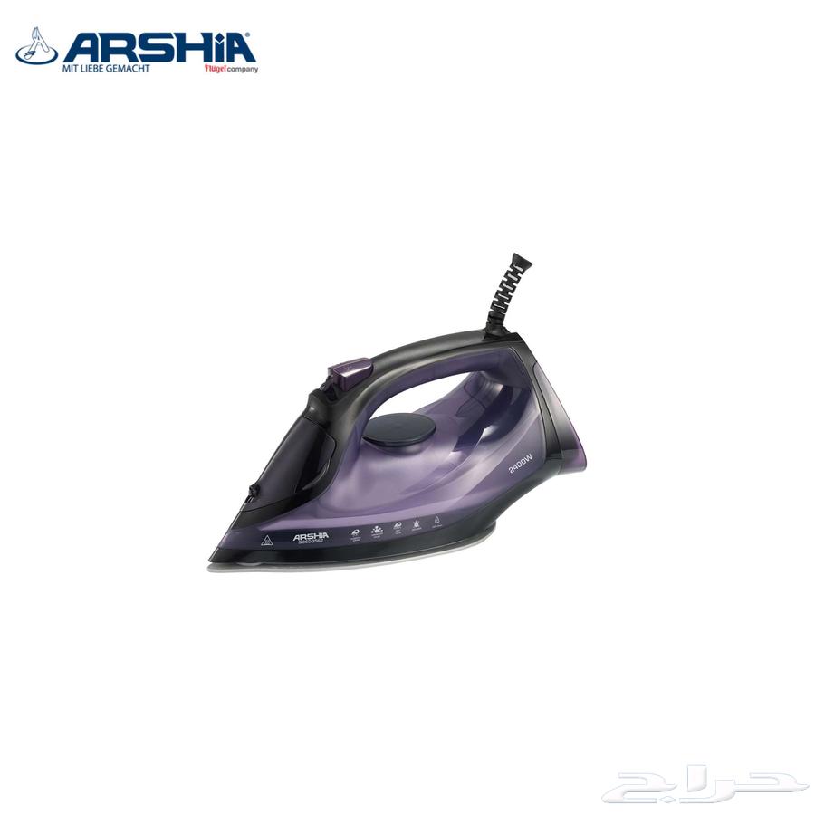 Arshia Steam Iron 2400 Watts, Elegant Mauve Design and Excellent Performance64444634025987113
