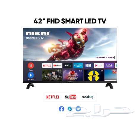 تلفزيون ذكي LED بدقة FHD مقاس 43 بوصة نيكاي أسود64450811881219110