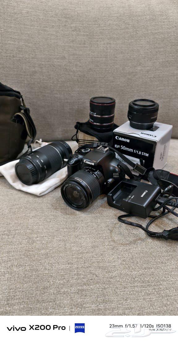 Canon D1100 camera with 3 lenses (50-75-micro) new unused64452820290433110