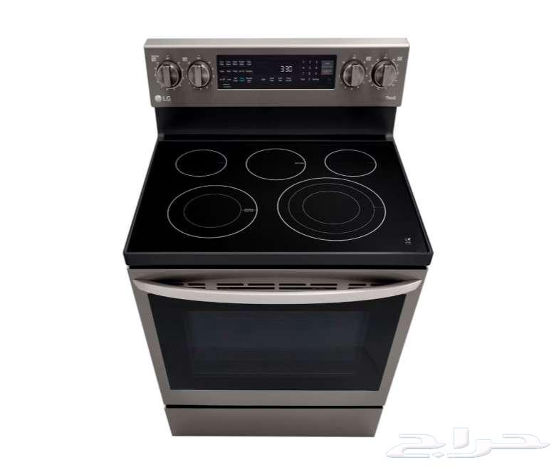 فرن LG كهربائي   مقلاة هوائية   6.3 قدم مكعب   سمارت64451163278721114