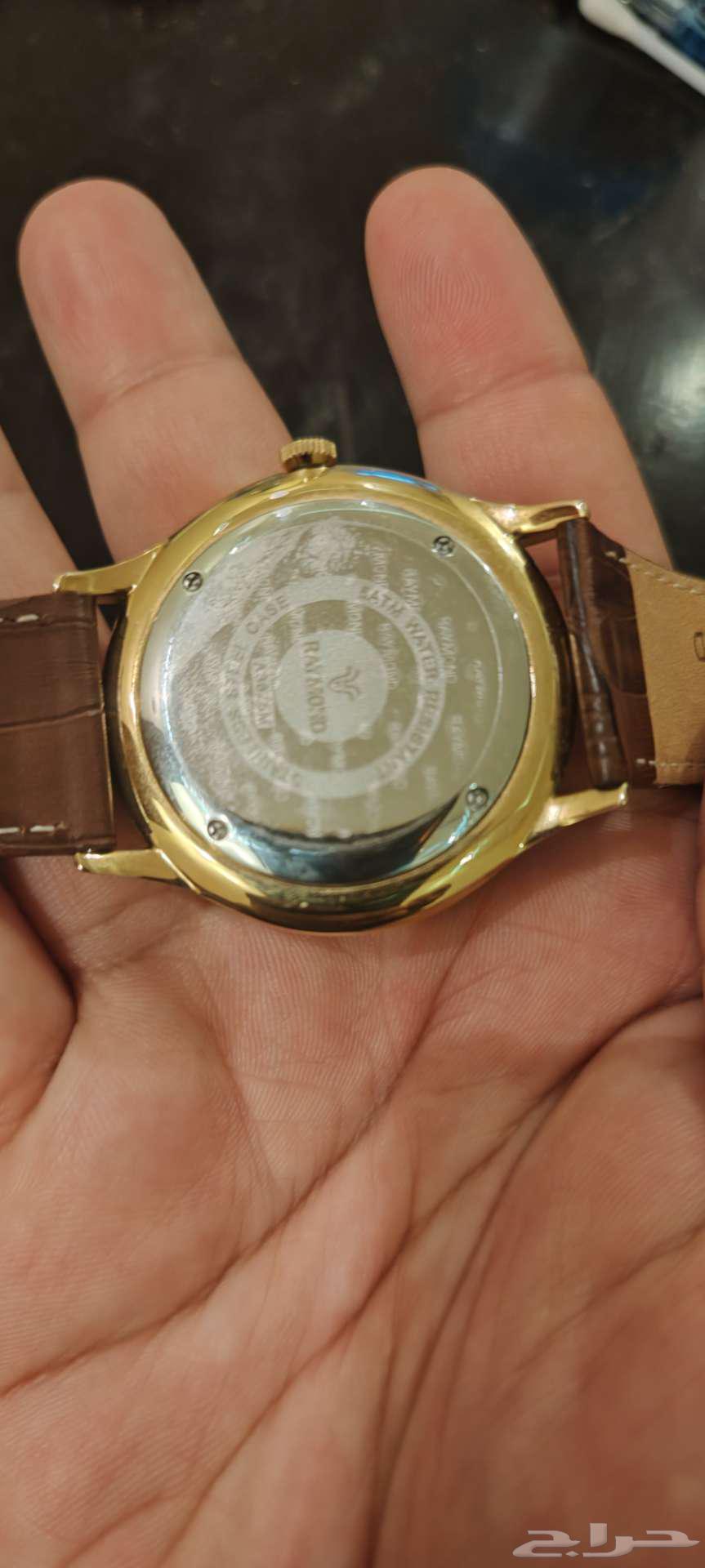 ساعة اصلي ريموند swiss رجالي للبيع ع السوم64457837312258111