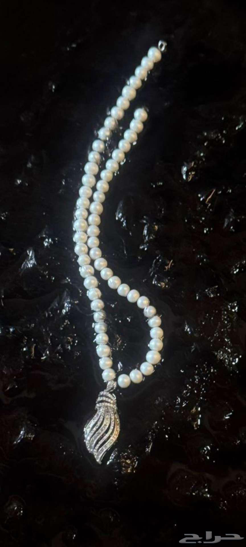 عقد لولو بحريني طبيعي حر64452888724097111