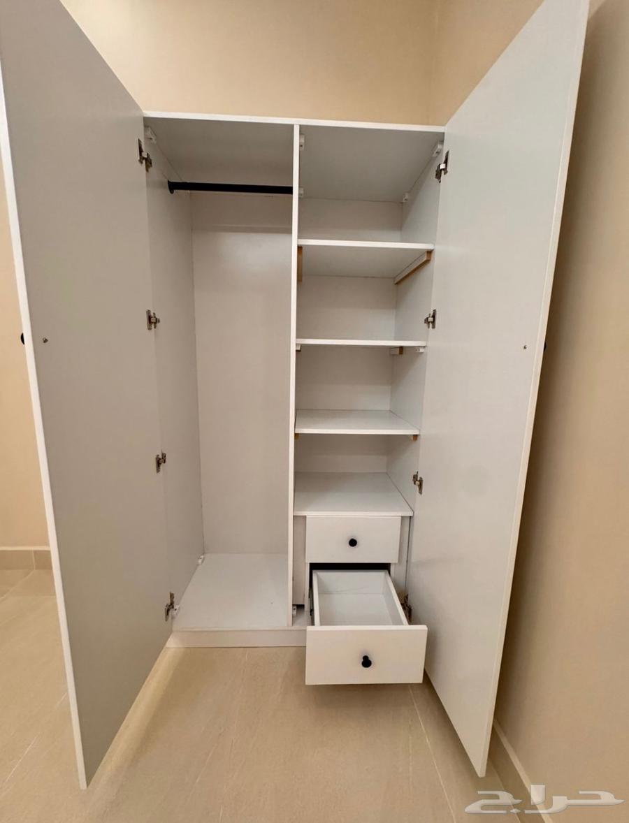 سرير وخزانة ابيض للأطفال64455508766977111