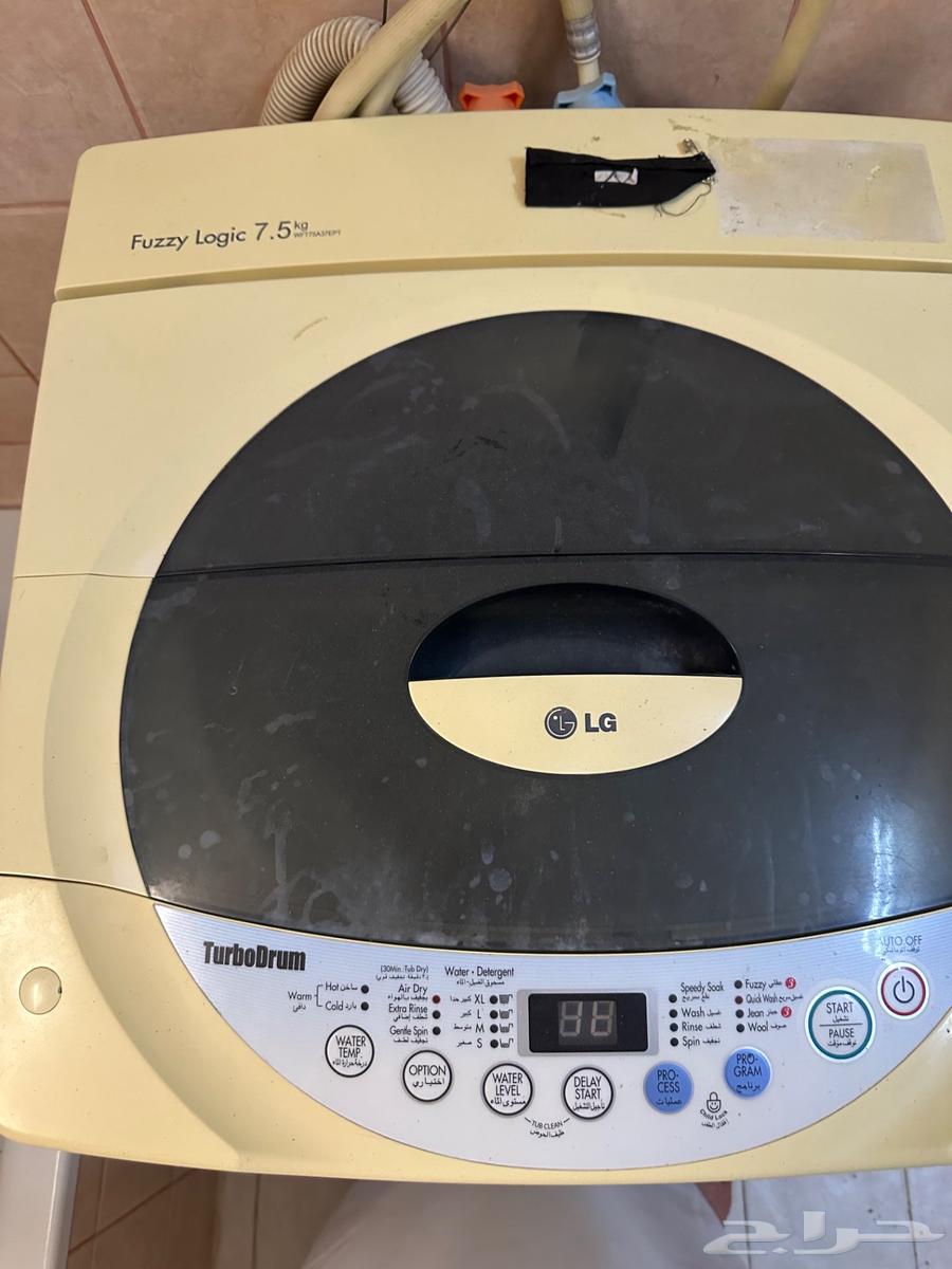 غسالة اتوماتيك ال جي 7.5 بحالة ممتازة للبيع64451768649217110