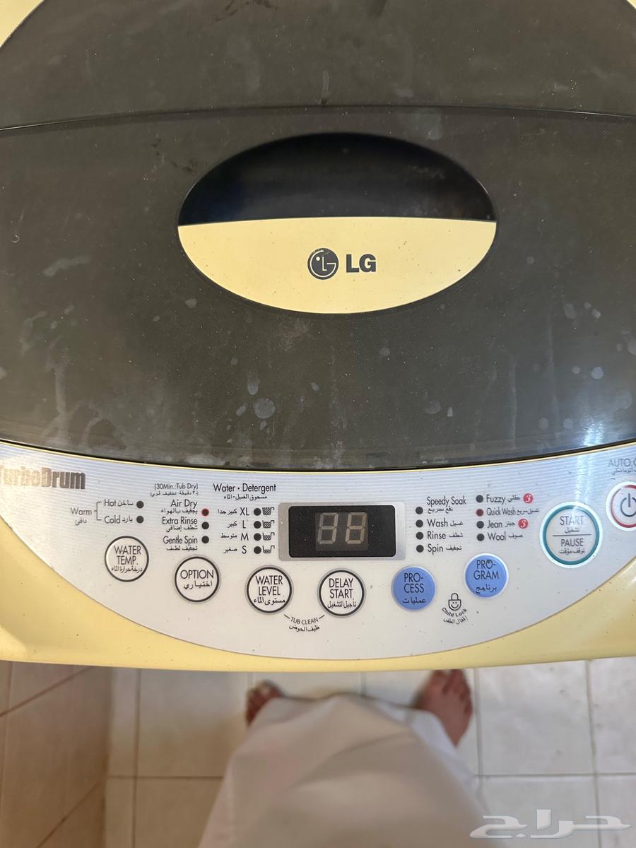 غسالة اتوماتيك ال جي 7.5 بحالة ممتازة للبيع64451768649217111