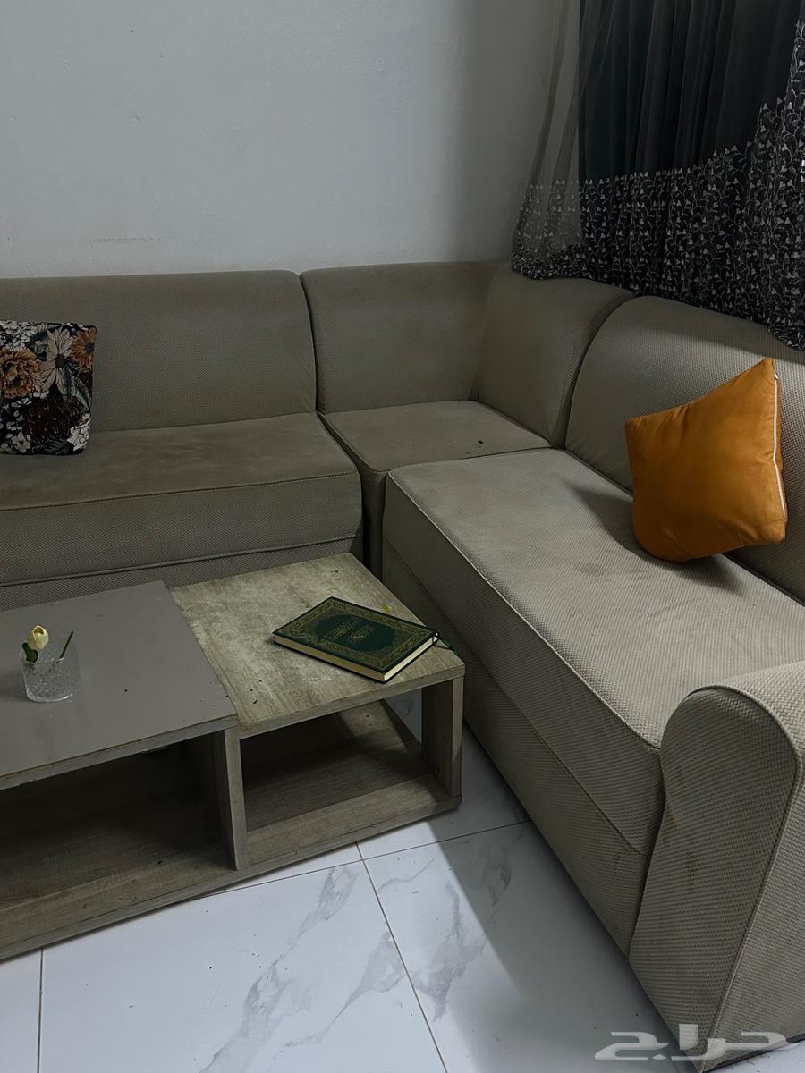 كنب 5 قطع مع زاويه ومع الطاوله64453421372802111