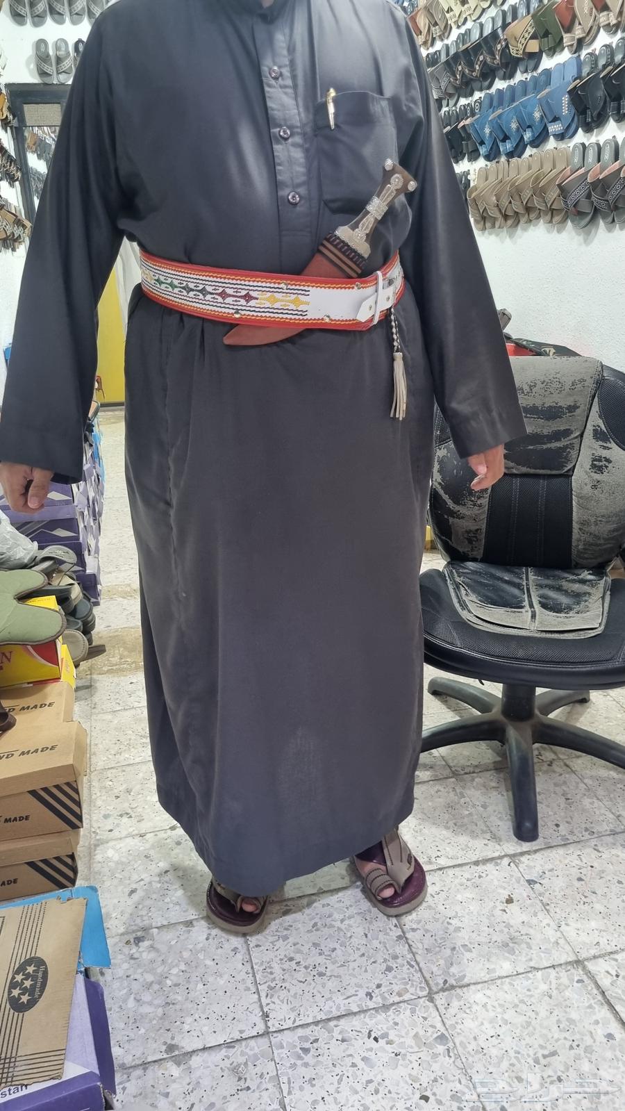 جنبية دس قرن طبيعي وسلة هندوان وحزام سبتة مسبت شغل يد للبيع64414953893249112