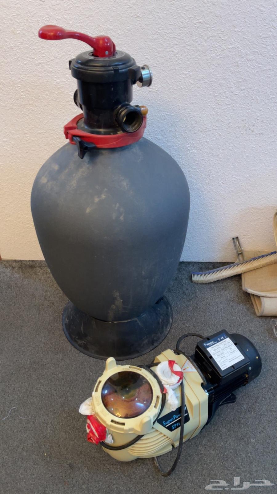 للبيع فلتر ومصخه للمسابح نظيفه64455590570242111