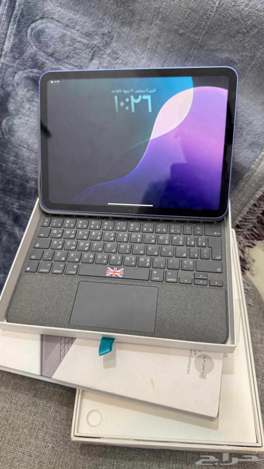 ايباد الجيل العاشر   كيبورد لوجيتك64456666758530111