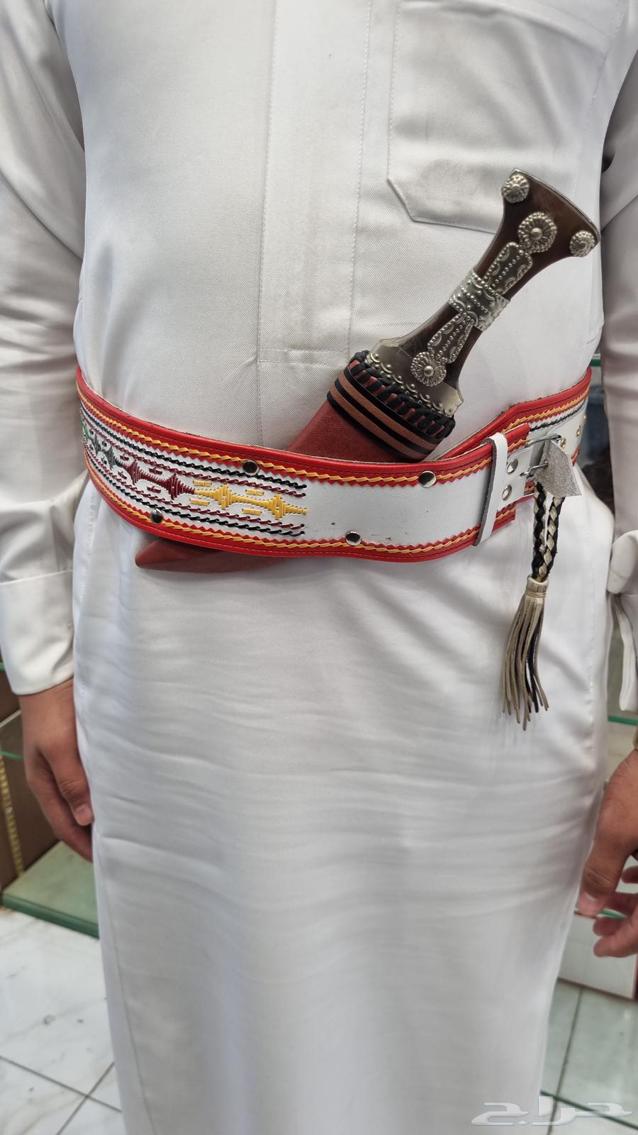 جنبية دس قرن طبيعي وسلة هندوان وحزام سبتة مسبت شغل يد للبيع64414953893249110