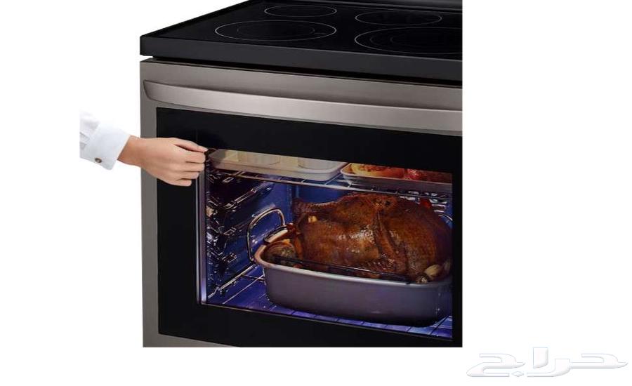 فرن LG كهربائي   مقلاة هوائية   6.3 قدم مكعب   سمارت64451163278721110
