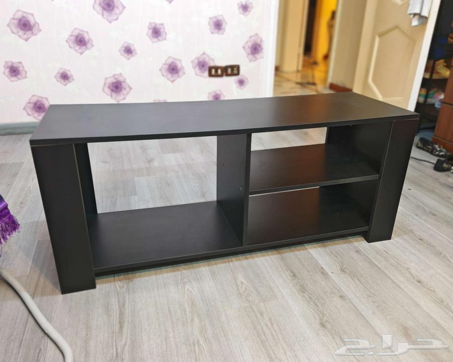 طاولة تلفزيون أسود مستعمل نظيف64452388270978111