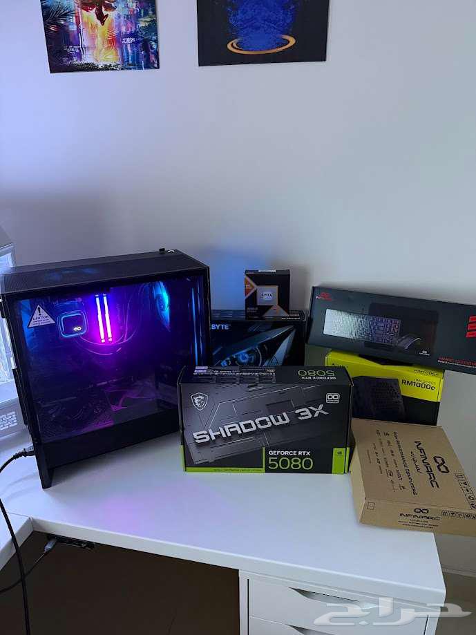 New Gaming PC with 9800X3D Processor and 5080 OC Graphics Card64461104018946111