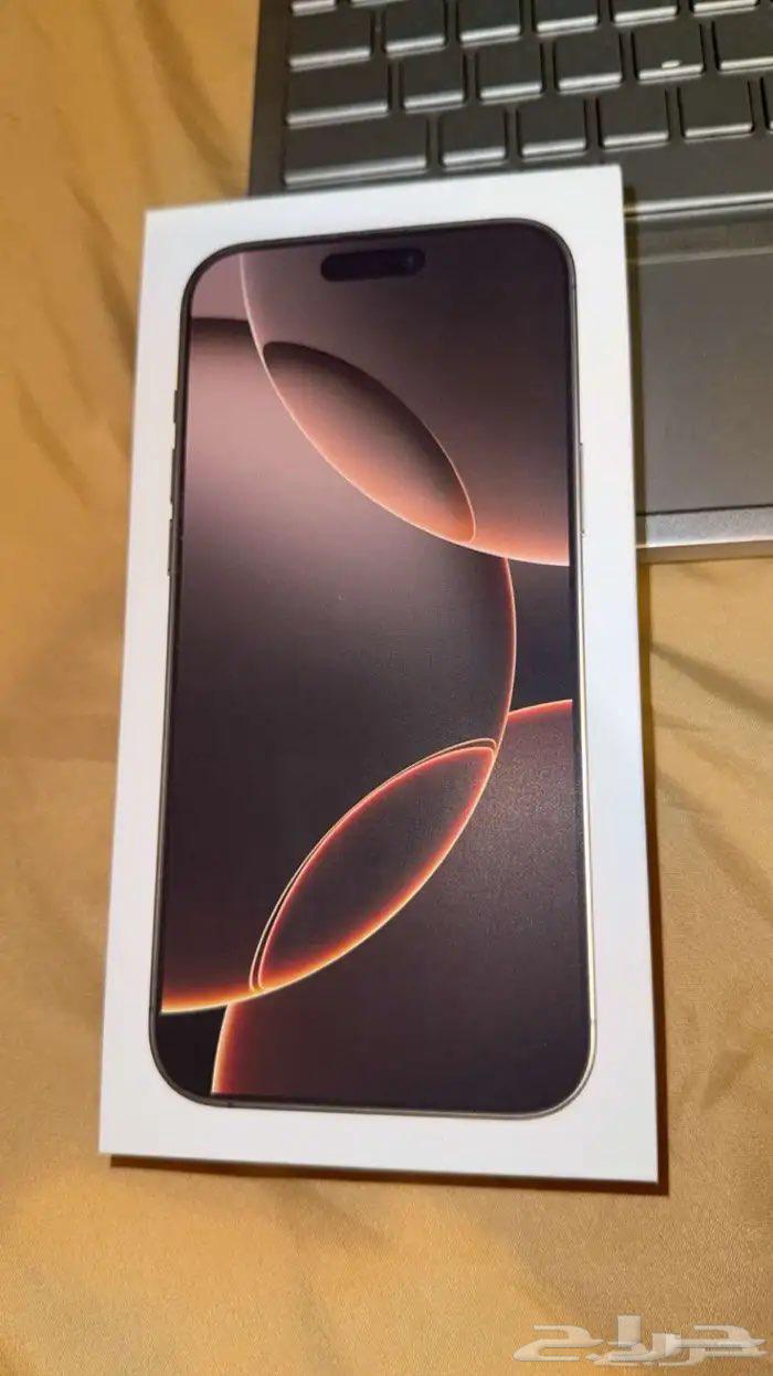 ايفون 16 برو ماكس 256 جيجا لون وردي صحراوي بطاريه 10064464125174017110