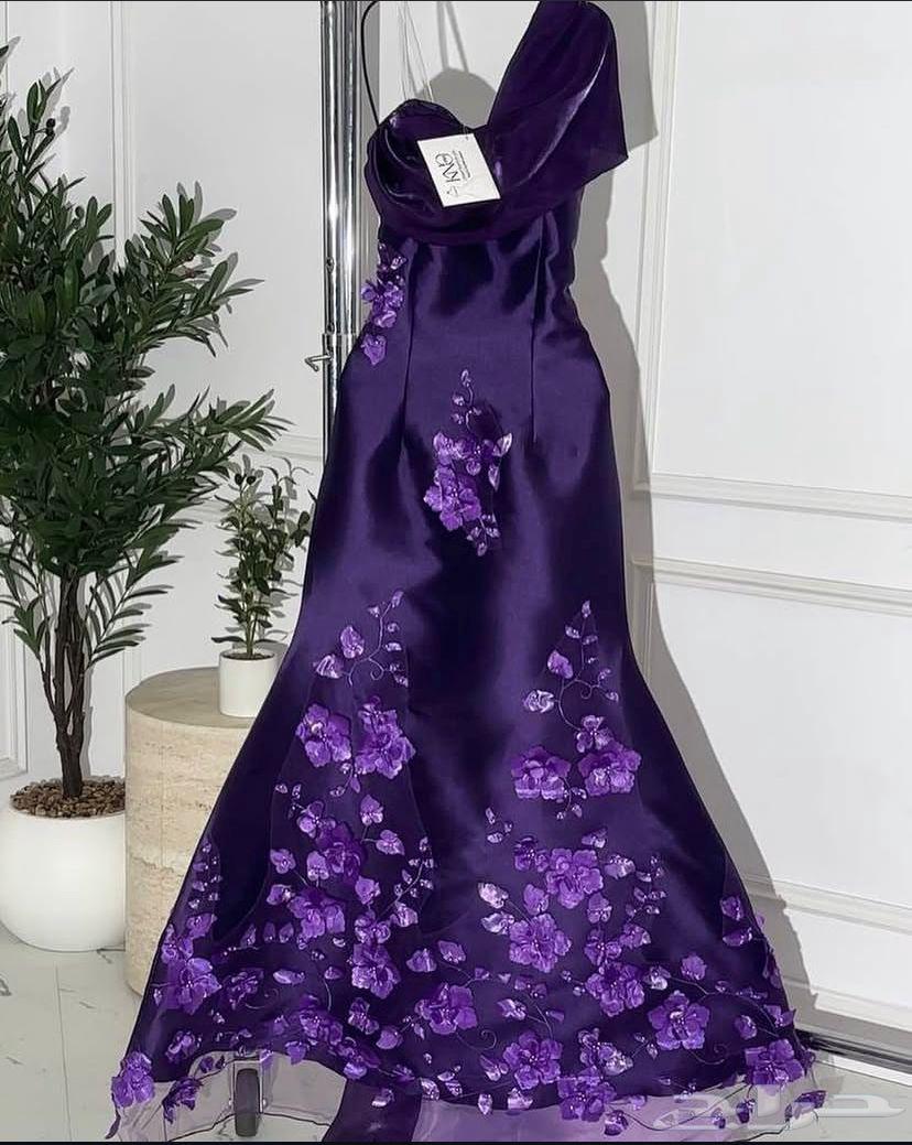فستان بنفسجي فخم من موقع كنو64462828147713110