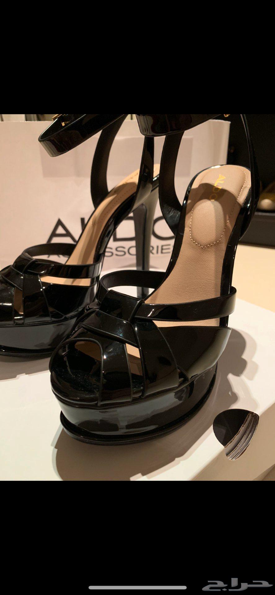 جزمة ألدو أسود كعب عالي64464916096259110