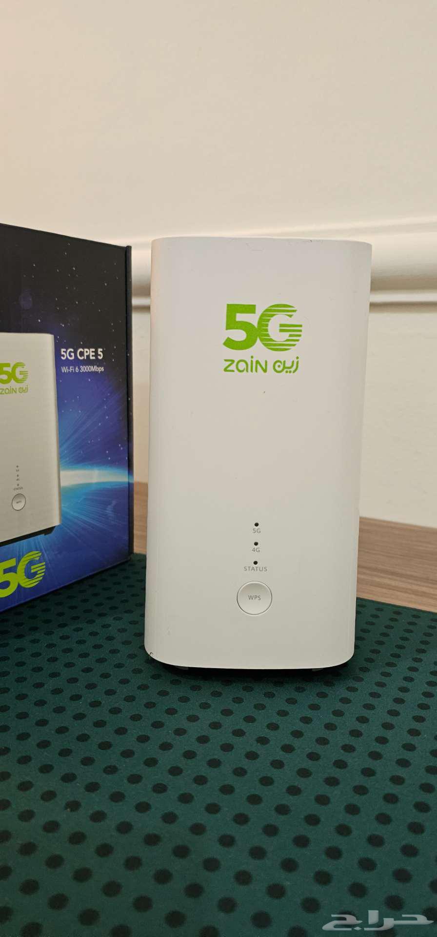 Zain 5G CPE5 Modem Wi-Fi 6 3000Mbps Bluetooth64464238435329110