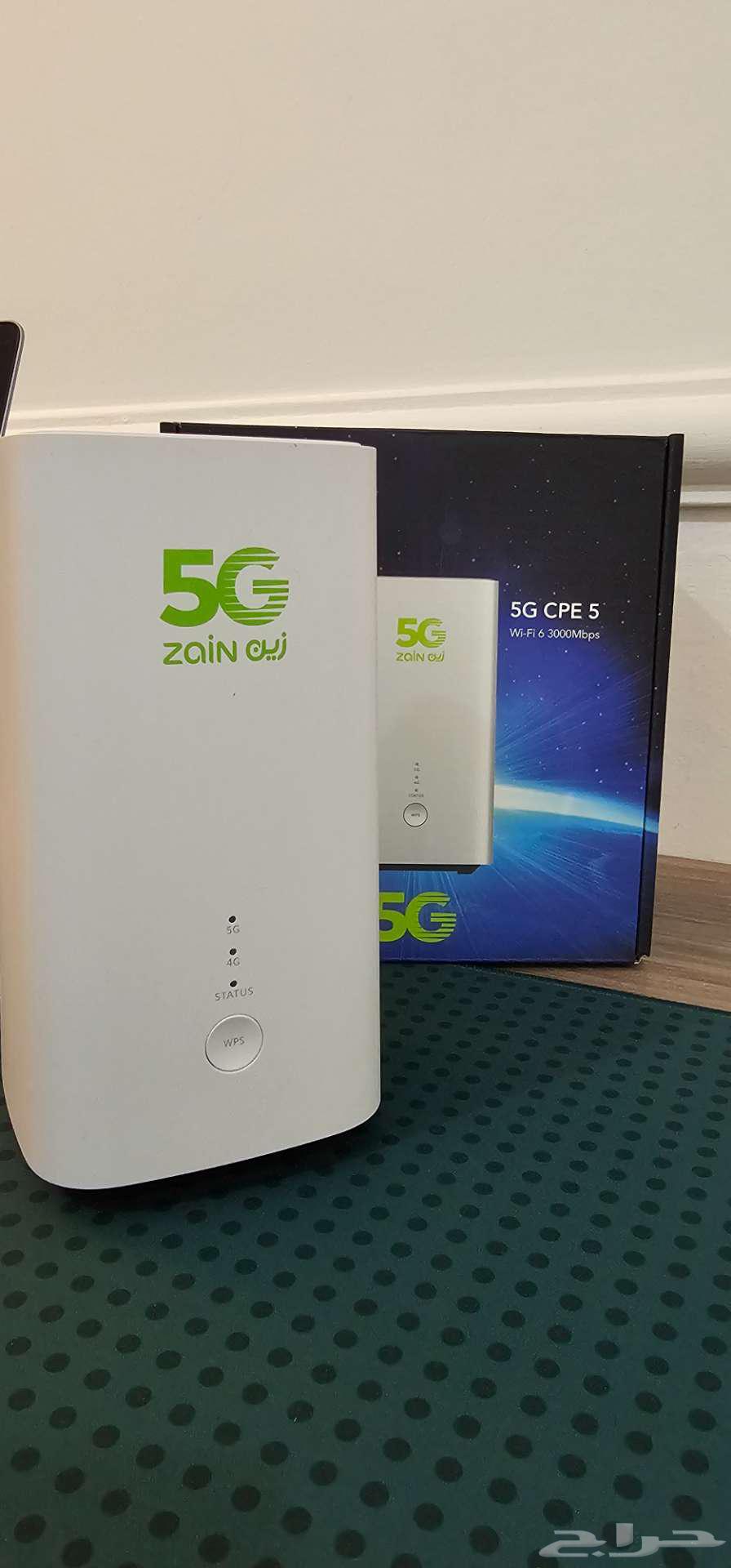 Zain 5G CPE5 Modem Wi-Fi 6 3000Mbps Bluetooth64464238435329111