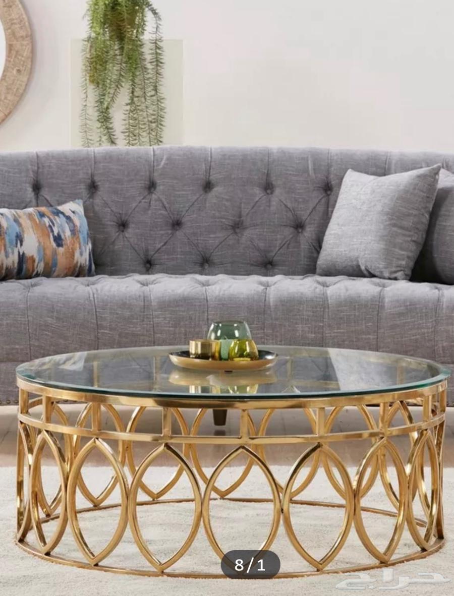 Stainless Steel and Glass Round and Rectangular Table64464717115138110