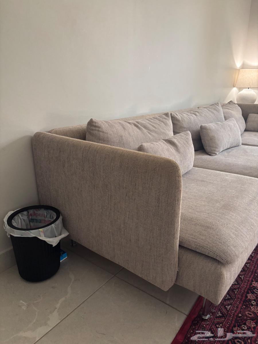 كنب ايكيا قابل للغسل بحاله ممتازه64464465196674111