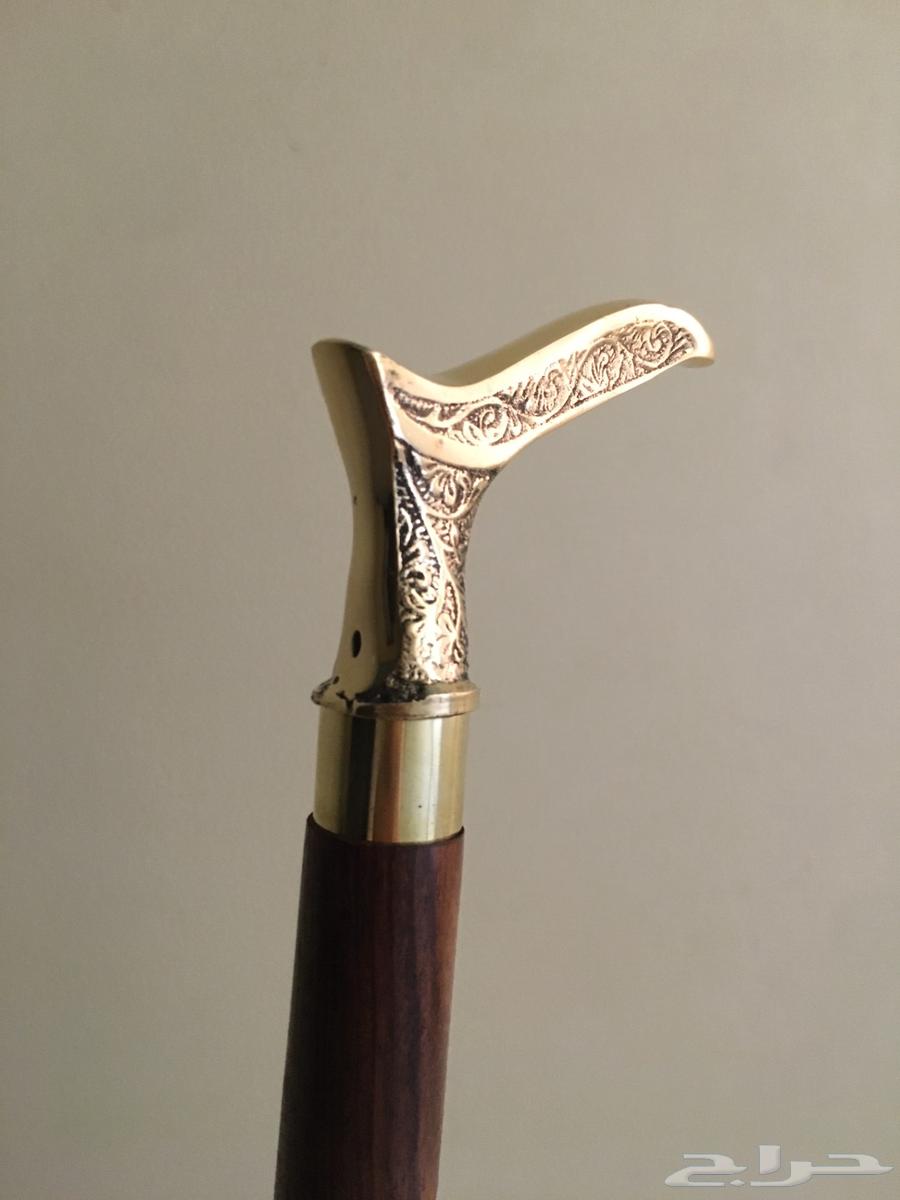 عكاز عصا فاااخر نحاس وخشب64464224359809110