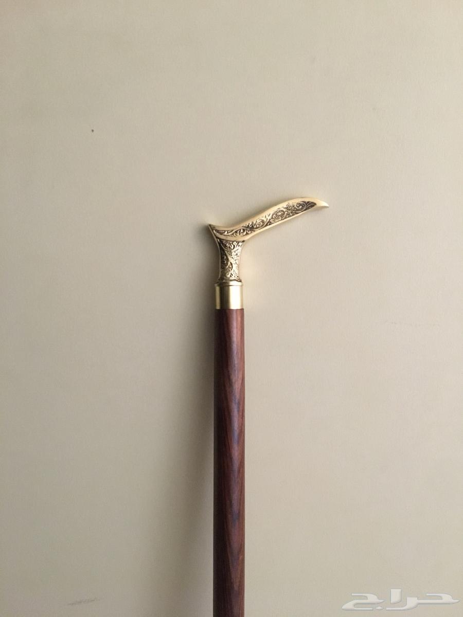 عكاز عصا فاااخر نحاس وخشب64464224359809112