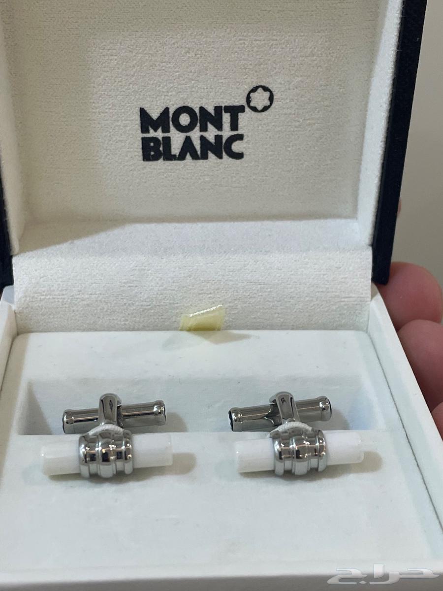 كبكات مون بلانك ستيل مع احجار أجاتا رقم المديل 10759164471760416258111