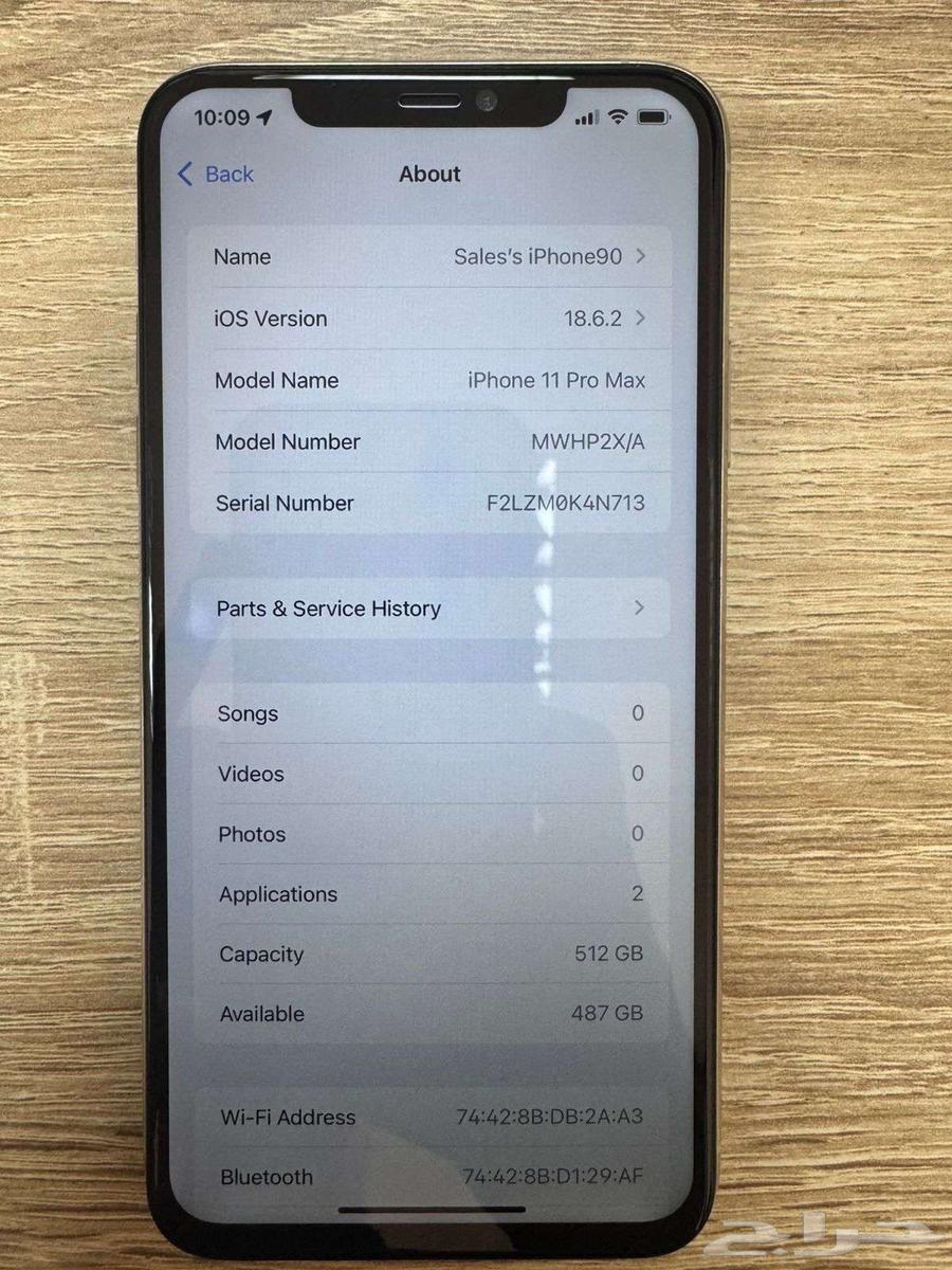 ايفون 11 برو ماكس 512 جيجا إصدار خاص64459020364929112