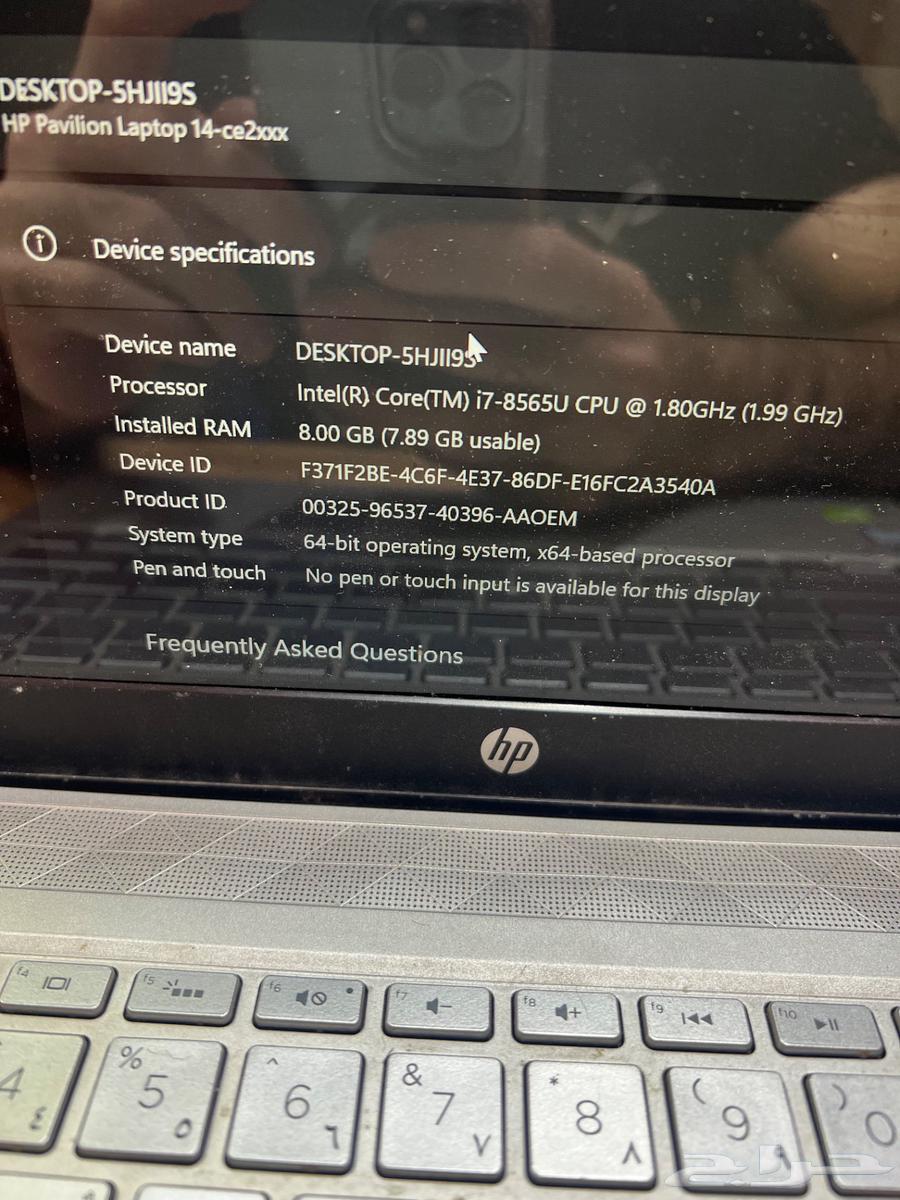 لابتوب HP للبيع64459050388866110