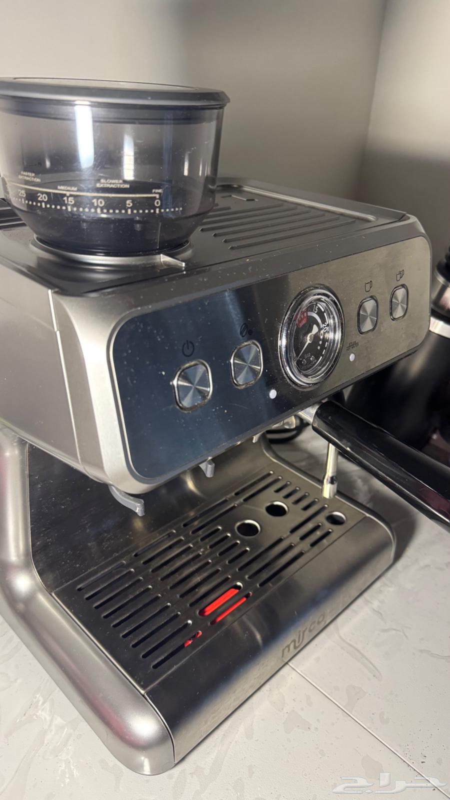 Mirca Espresso Machine with Built-in Grinder64458734282241111