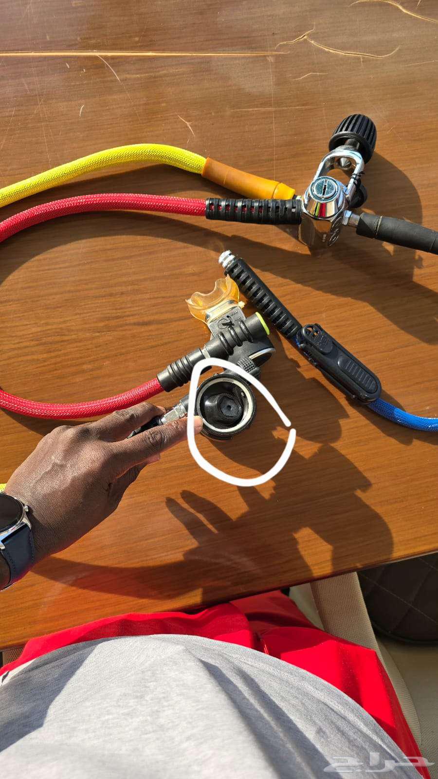 معدات غوص للبيع بحاله ممتازه64461939011587114