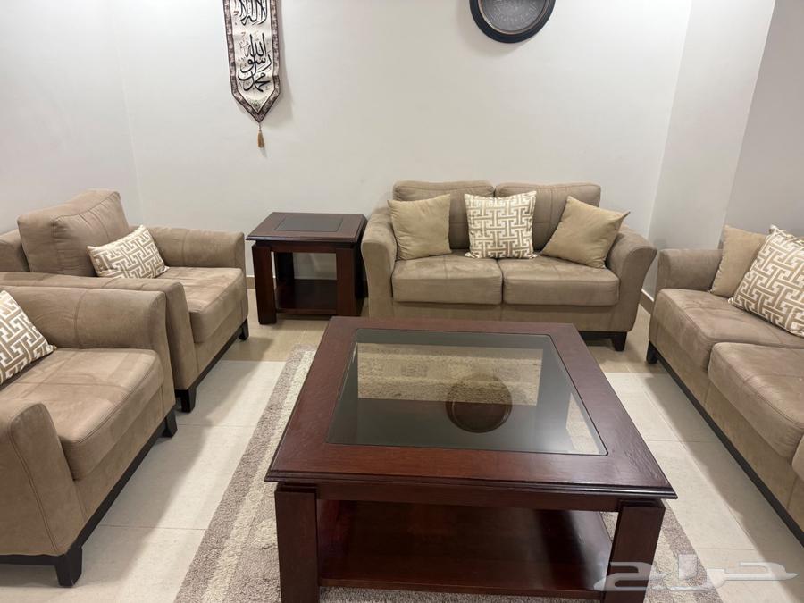 Turkish 7-seat sofa set, 3 tables, 2 stars, very clean64461323914369111